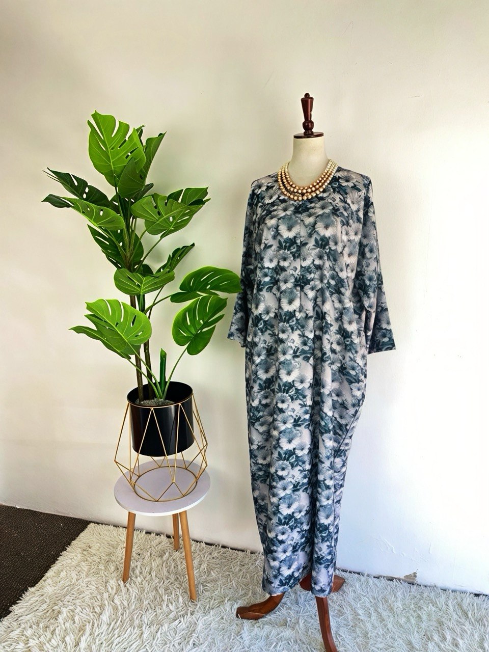 JUBAH KAFTAN KHADEEJA-SILVER - Image 2