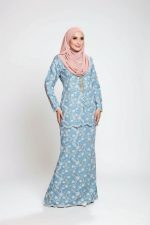  BAJU KURUNG MODEN NAIRA-TEAL BLUE