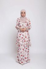 BAJU KURUNG SULAM SERI-PEACH