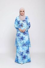 BAJU KURUNG SULAM SERI-ROYAL BLUE