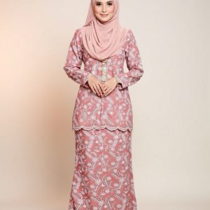  BAJU KURUNG MODEN NAIRA-DUSTY ROSE