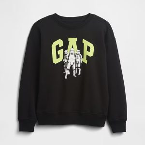 GapKids | Star Wars™ Relaxed Logo Sweatshirt-Black