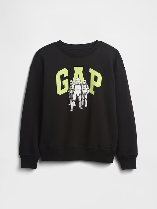 GapKids | Star Wars™ Relaxed Logo Sweatshirt-Black
