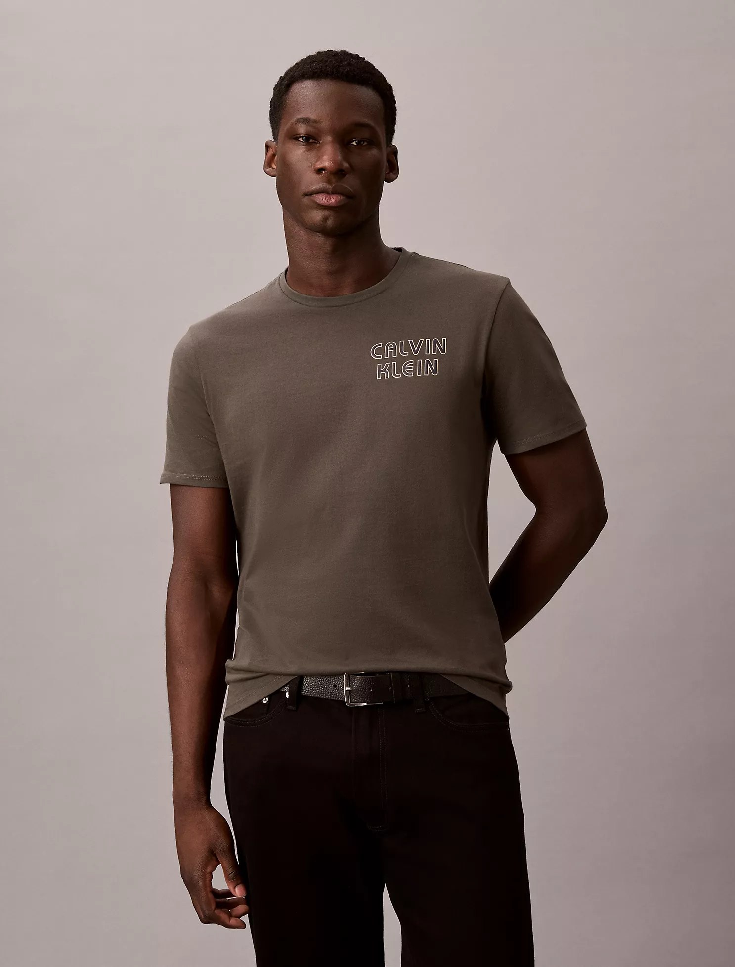 Retro Logo Graphic Classic T-Shirt-Beluga