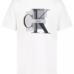 Boys Monologo Box Graphic Classic T-Shirt-White