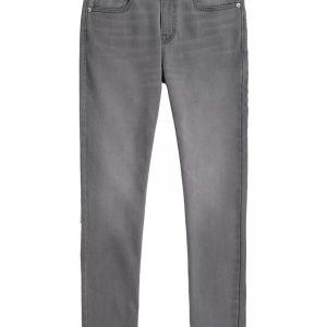 Boys Stretch Denim Jeans-Grey