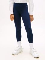 Kids' Circle Logo Legging-Cobalt Sapphire