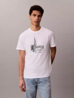 City Graphic Classic T-Shirt-Bright White