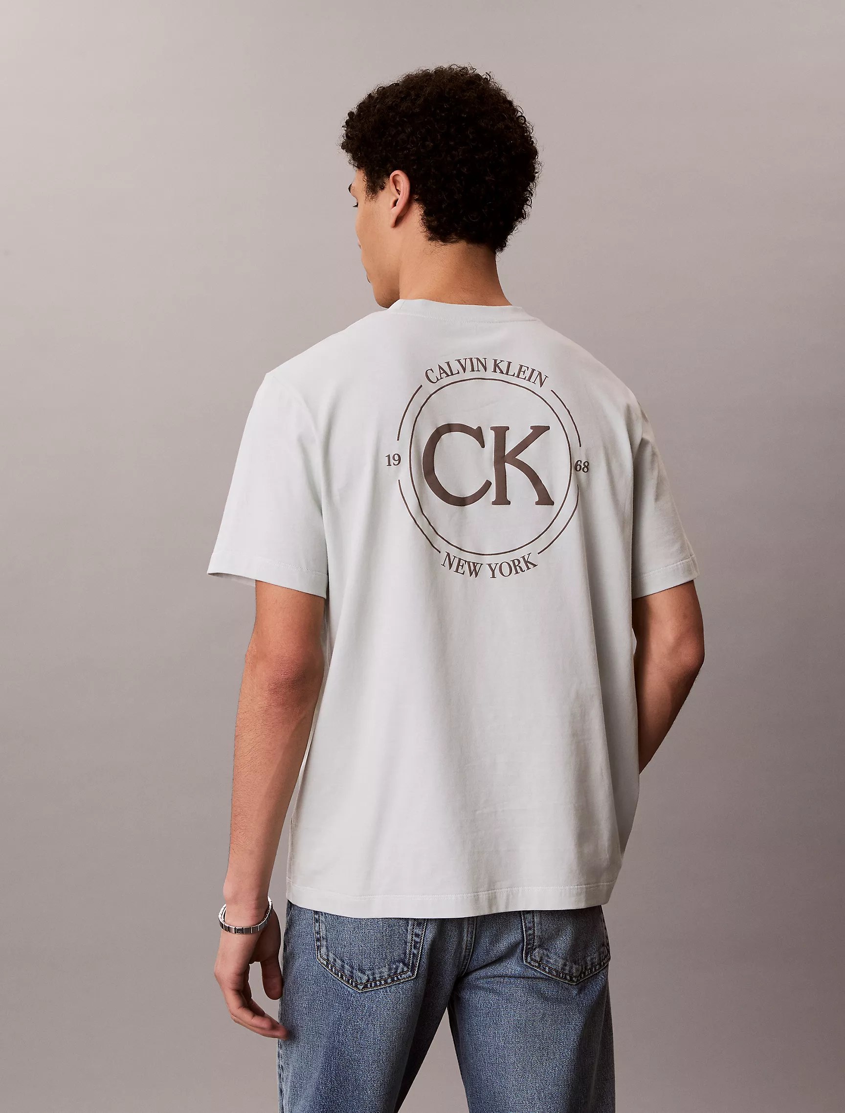 Logo Circle Graphic Classic T-Shirt-Pale Meadow - Image 3