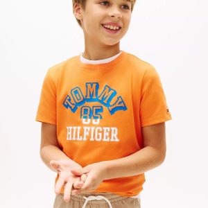 Kids' Tommy Arch Logo T-Shirt-Paradise Lily