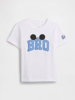 babyGap × Disney Lil' Bro Graphic T-Shirt-Disney Family White