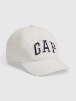 Kids Organic Cotton Gap Arch Logo Baseball Hat-Optic White