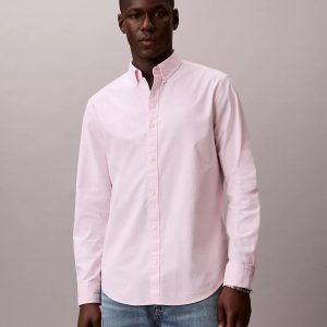 Solid Classic Oxford Button-Down Shirt-Ballet Slipper