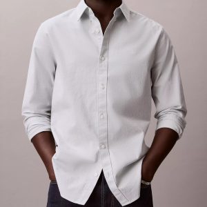 Solid Classic Oxford Button-Down Shirt-Pale Meadow