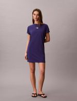 Monologo Mini T-Shirt Dress-Steel Beams