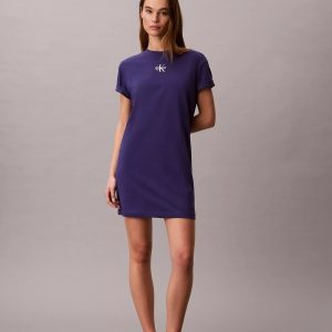 Monologo Mini T-Shirt Dress-Steel Beams