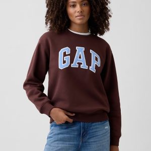 Gap Logo Sweatshirt-Chocolate Bar Brown