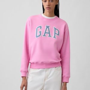 Gap Logo Sweatshirt-Pink Flamingo