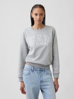 Gap Logo Sweatshirt-Light Heather Grey
