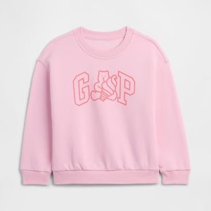 babyGap Logo Sweatshirt-Primrose Pink Ice Cream