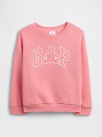 babyGap Logo Sweatshirt-Bright Guava Pink