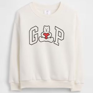 babyGap Logo Sweatshirt-New Off White