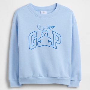 babyGap Logo Sweatshirt-Cerulean Blue