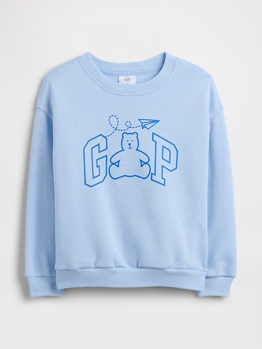 babyGap Logo Sweatshirt-Cerulean Blue