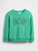 babyGap Logo Sweatshirt-Bright Meadow Green