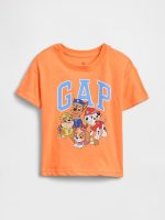 babyGap Paw Patrol Logo T-Shirt-Neon Orange Bolt