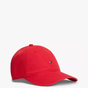 Tommy Baseball Cap-Apple Red