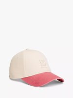 Monogram Logo Baseball Cap-Vanilla/Multi