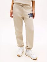 Varsity Tommy Logo Sweatpant-Stone