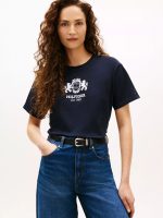 Hilfiger Crest Logo T-Shirt-Navy