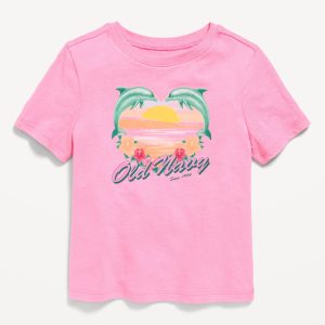 Short-Sleeve Logo-Graphic T-Shirt for Toddler Girls-Super Nova