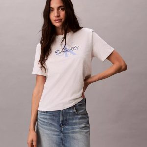 Script Monologo Graphic Classic T-Shirt-Light Grey Heather