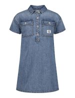 Girls Denim Shirt Dress-Dante Wash