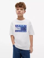 Kids' Tommy Surf Graphic T-Shirt-White