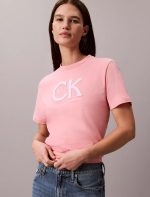 NYC Monogram Graphic Classic T-Shirt-Soft Berry