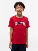 Kids' Hilfiger Graphic T-Shirt-Red