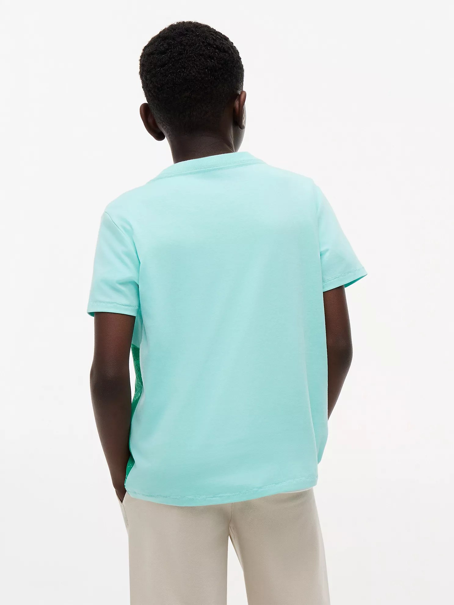 Kids' Surf Logo T-Shirt-Miami Aqua - Image 4