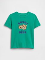 babyGap Graphic T-Shirt-Deluxe Green Daddy Bears