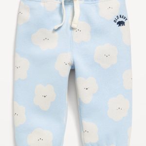 Logo-Graphic Sweatpants for Baby-Clouds