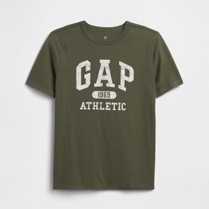 Kids Gap Graphic T-Shirt-Tweed Green