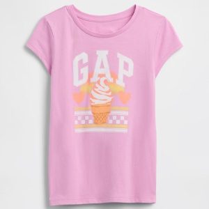 Kids Graphic T-Shirt-Sugar Pink