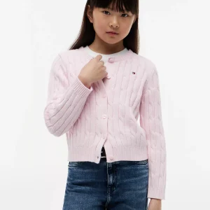 Kids' Cable Knit Cardigan-Ballerina