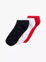 Ankle Sock 3-Pack-Apple Red / Multi