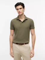 Slim Fit Stretch Pique Polo-Utility Olive