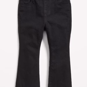 Wow High-Waisted Flare-Leg Pull-On Jeans for Toddler Girls-Black Jack