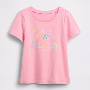 babyGap Graphic T-Shirt-Love Letter Pink